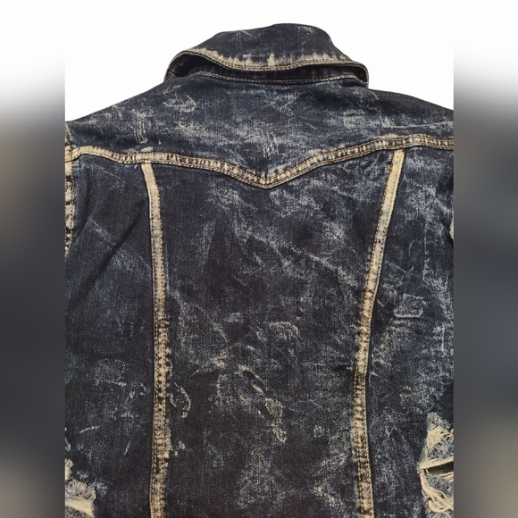 V.I.P Jeans size S juniors blue jean cropped jacket - Picture 6 of 11